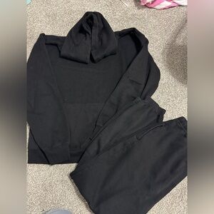 Matching sweat suit